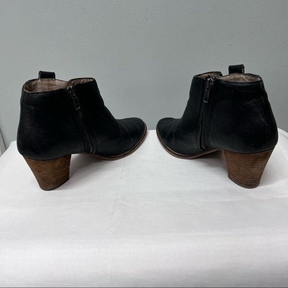 madewell black leather Billie boots booties women's 9 style E0191 - Picture 5 of 10